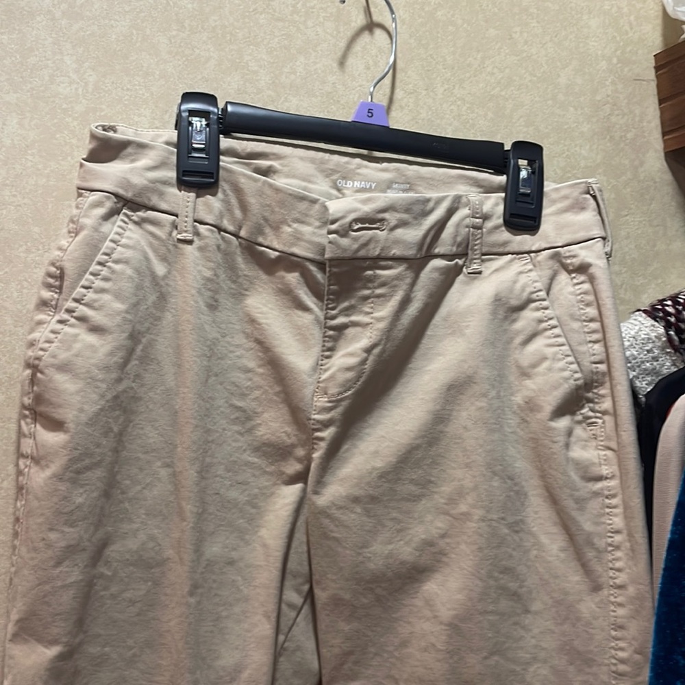 Old Navy khaki skinnies